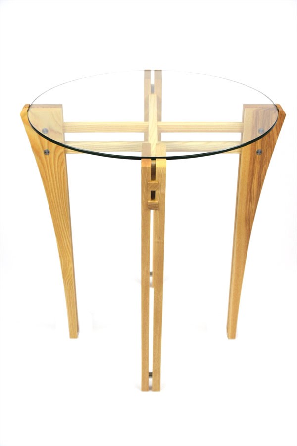 Table Leg Splits Split Leg Accent Table in Ash – Smitley Table & Bench